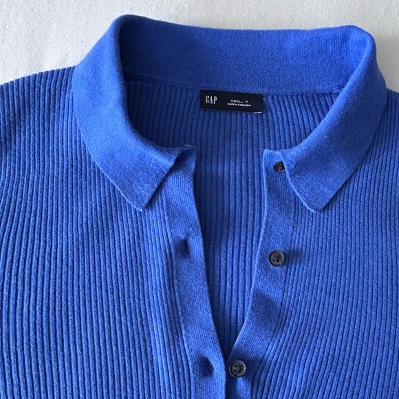 GAP Women's Royal Blue Cardigan Size Small & Tall - Picture 14 of 16